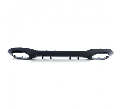 Diffuseur Mercedes Classe A V177 Berline + embouts d'echappement noir (18+) Look 35 AMG