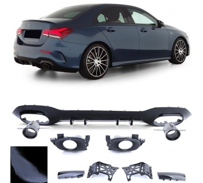 Diffuseur Mercedes Classe A V177 + embouts d'echappement (18+)