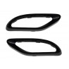 Couvercles d'echappement Mercedes Classe A W177 Noir Brillant (+18)