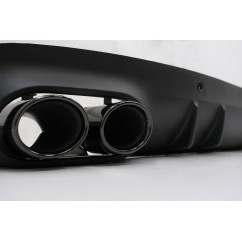 Diffuseur arrière et embouts d'échappement noirs Mercedes Classe CLS C257 (2018+) CLS53 Design Night Package