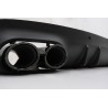 Diffuseur arrière et embouts d'échappement noirs Mercedes Classe CLS C257 (2018+) CLS53 Design Night Package