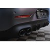 Diffuseur arrière et embouts d'échappement noirs Mercedes Classe CLS C257 (2018+) CLS53 Design Night Package