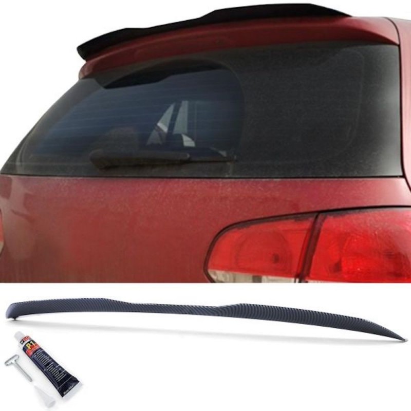 Becquet Carbone adaptable sur Volkswagen Golf 6 VI GTI GTD R-Line (09-13)