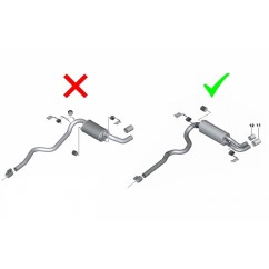 Pare choc arrière BMW Série 3 F30 11+