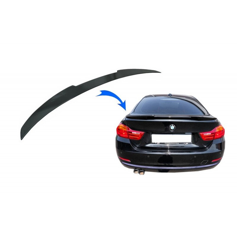 Becquet Noir Brillant BMW série 4 F36 Gran coupé (14+) Look M4 CSL