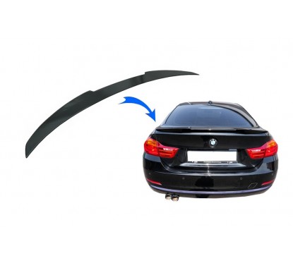 Becquet Noir laqué BMW série 4 F36 Gran coupé (14+)