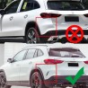 2x rajouts pare chocs arrière Noir brillant Mercedes GLA H247 AMG 20+