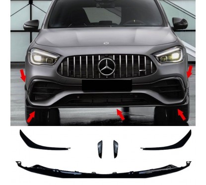 2x Rajouts de pare choc avant Mercedes GLA H247 AMG 20+