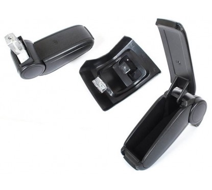 Accoudoir adaptable sur Vw Touran et Caddy (03-10) Cuir Noir