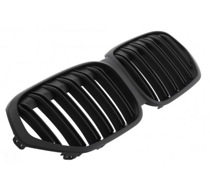2x Grilles de calandre noire Mat BMW X1 F48 (19+) M Performance
