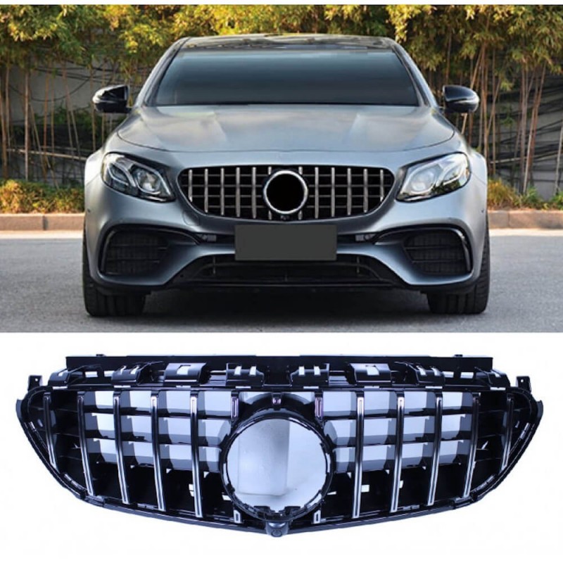 Calandre Panamericana AMG Noir et chrome Mercedes Classe E 63 AMG (17-19)