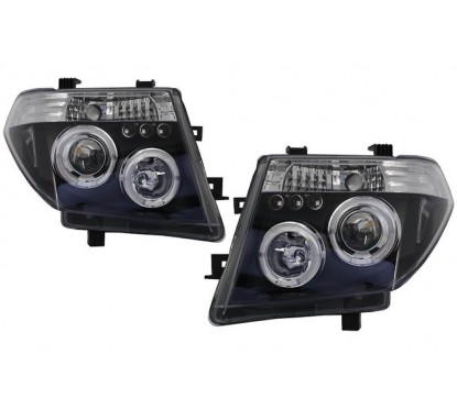 2x Phares Angel Eyes Nissan Navara / Pathfinder (05-10)