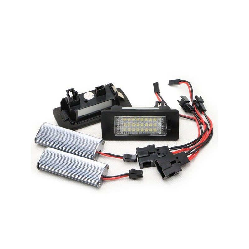 Eclairage de plaque LED - Blanc Pur Audi A1, A4, A5, A6, A7, Q5, TT