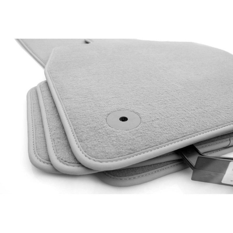 Set de 4 tapis velours Gris Audi A4 S4 RS4 8E B6 B7 (00-08)