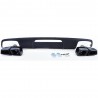 Diffuseur arrière et embouts d'échappement noirs Mercedes Classe CLS C218 Look 63 AMG (11-18) sans pack amg