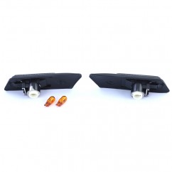 2x Clignotants d'ailes Noirs BMW Série 3 Série 5 88-95