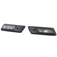 2x Clignotants d'ailes Noirs BMW Série 3 Série 5 88-95
