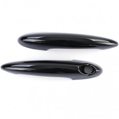 2x Couvres poignées noir brillant Mini R55 R56 R57 R58 R59 560 R61