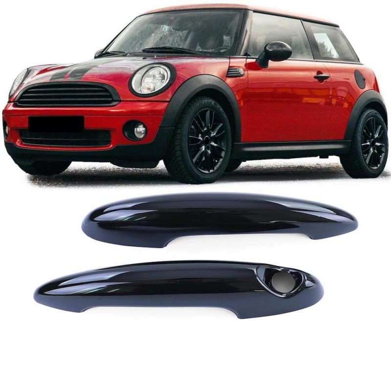 2x Couvres poignées noir brillant Mini R55 R56 R57 R58 R59 560 R61