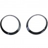 5x Inserts calandre et phares noir brillant Mini Cooper F55 F56 F57 14-18