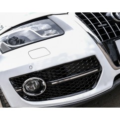 2x Grilles de pare choc avant noir laqué Audi Q5 (08-11)