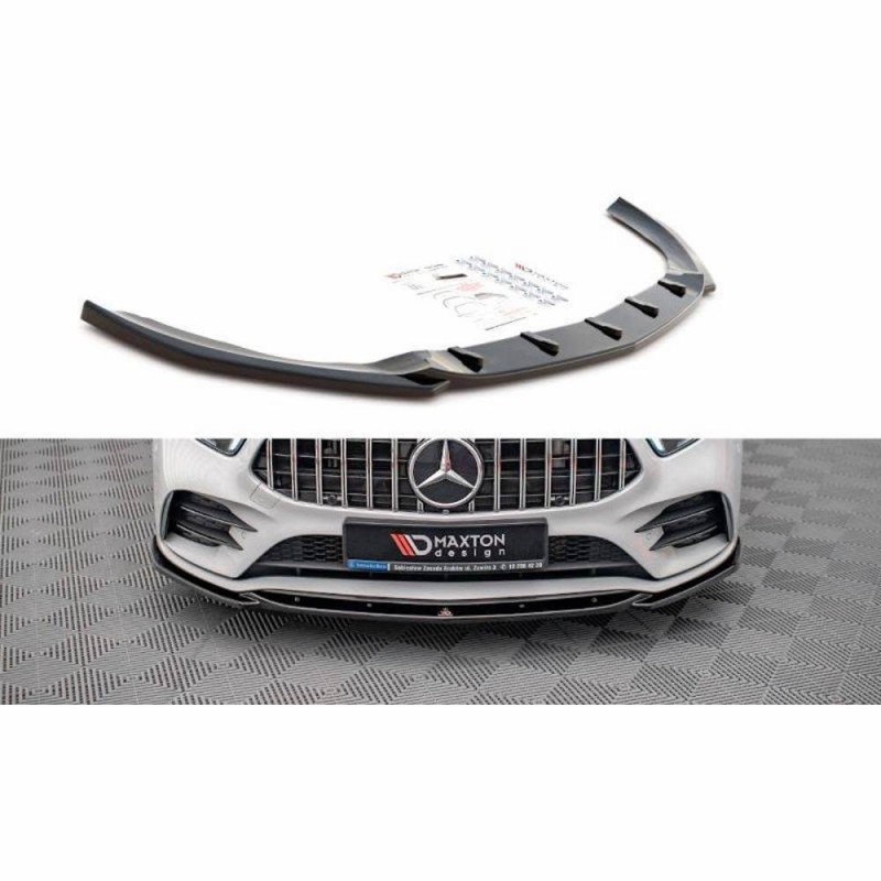 LAME DU PARE-CHOCS AVANT MERCEDES A35 AMG / AMG-LINE W177 NOIR BRILLANT