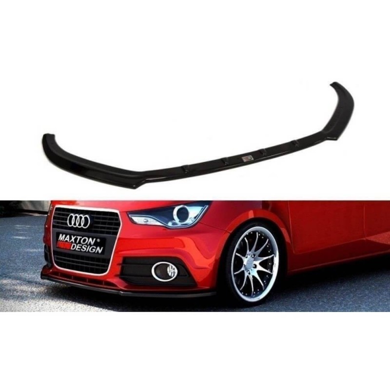 Lame Du Pare-Chocs Avant Audi A1 8X Noir Brillant (11-14)