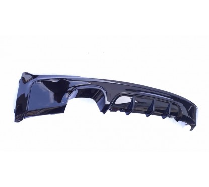 Diffuseur arriere noir brillant BMW Serie 2 F22 F23 Look M Performance 13+ (sorties 2x gauche)