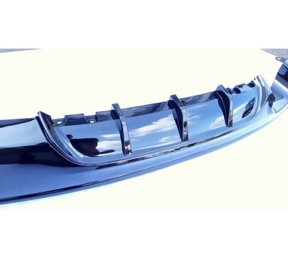 Diffuseur arrière noir brillant BMW Série 2 F22 F23 Look M Performance 13+ (sorties 2x gauche)