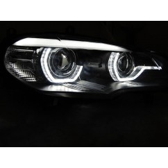 2x Phares Xenon BMW X5 E70 Noir (07-10)