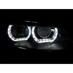 2x Phares Xénon à LED BMW Série 3 Coupé E92 & Cab E93 (06-10) modèle chrome