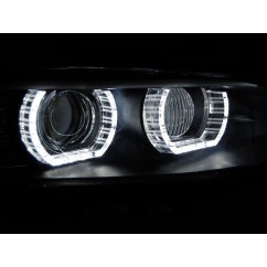 2x Phares Xénon à LED BMW Série 3 Coupé E92 & Cab E93 (06-10) modèle chrome