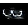2x Phares Xénon à LED BMW Série 3 Coupé E92 & Cab E93 (06-10) modèle Noir