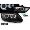 2x Phares Xénon à LED BMW Série 3 Coupé E92 & Cab E93 (06-10) modèle Noir