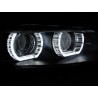 2x Phares Xénon à LED BMW Série 3 Coupé E92 & Cab E93 (06-10) modèle Noir