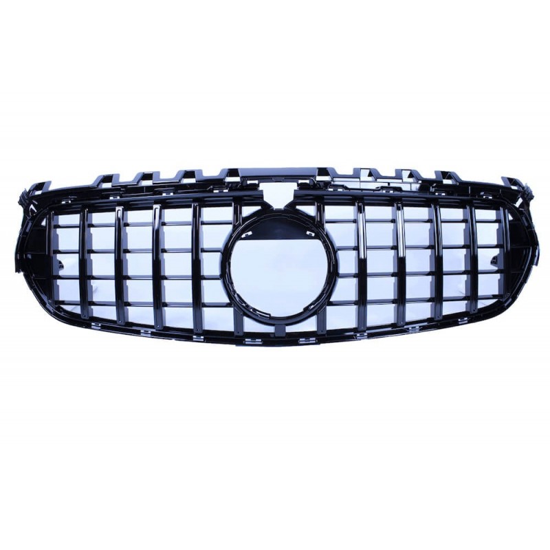 Calandre Noir Brillant Mercedes Classe B W247 Look Panamericana (20+) Sans Pack AMG