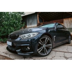 Rajout pare choc avant noir brillant BMW serie 4 F32 F33 F36 avec pack M 13-19