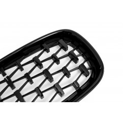 2x Grilles de Calandre BMW Z4 E89 Noir Brillant Diamant (09-16)