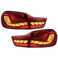 2x Feux OLED BMW serie 4 F32 F33 F36 M4 F82 F83 Rouge (13-19)