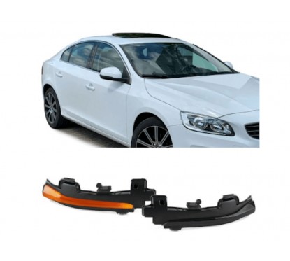 2x Clignotants retroviseur LED Noir Volvo S60 II S80 II V40 II V60 V70