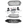 Pare choc avant + calandre noir et alu Audi A4 B9 (16-19)