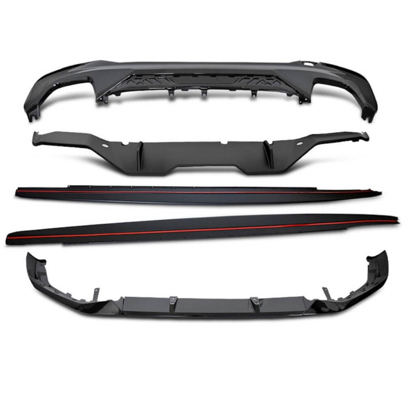 Kit carrosserie BMW Série 5 G30 Noir Brillant M Performance 20+ Kit carrosserie BMW Série 5 G30 Noir Brillant M Performance 20+