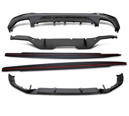 Kit carrosserie BMW Série 5 G30 Noir Brillant M Performance 20+