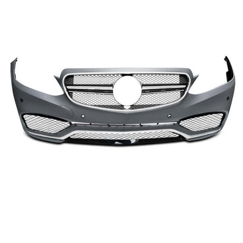 Pare choc avant Mercedes Classe E W212 S212 LOOK E63 AMG (13-16) Modèle gris Alu