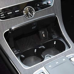 Porte gobelet rangement Mercedes C W205, E W213, GLC et W447 (v2)