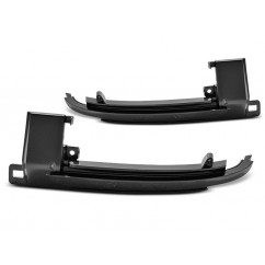 2x Clignotants de rétroviseurs noirs fumés à LED dynamiques Audi A3 8P A4 B8 A5 A6 C6 et Q3