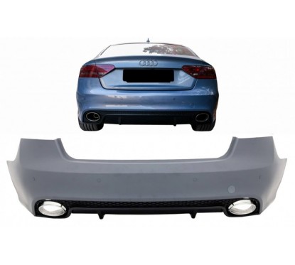 Pare choc arrière + sorties d'échappements Audi A5 S5 Sportback Look RS5 (07-15)