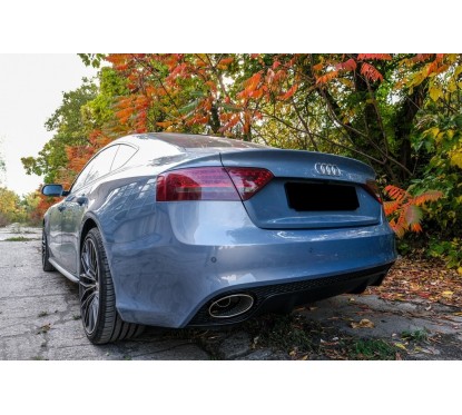 Pare choc arrière + sorties d'échappements Audi A5 S5 Sportback Look RS5 (07-15)