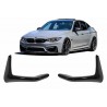2x Splitters / Rajouts de pare choc Noir brillant BMW M3 F80, M4 F82, M4 F83 (14-19)