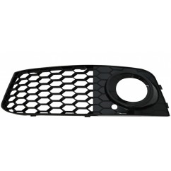 2x Grilles anti brouillard Audi A4 B8 Look RS4 Noir brillant (07-11)